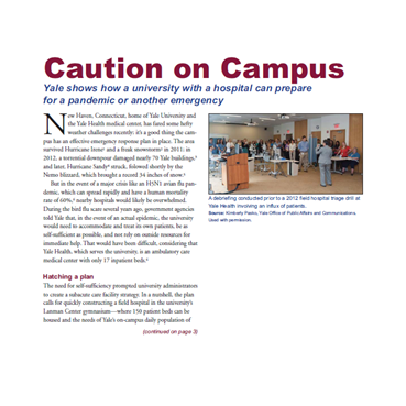 Caution on Campus