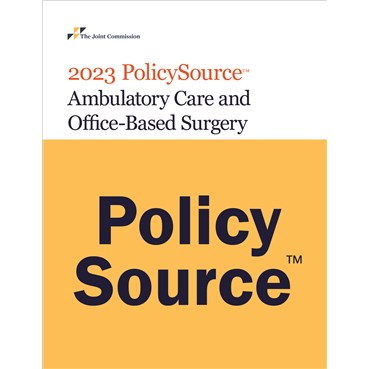 2023 PolicySource Ambulatory Care and Office-Based Surgery